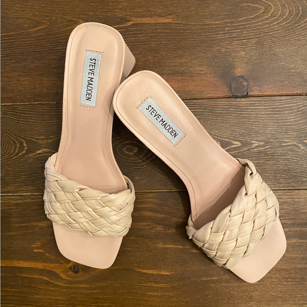 Steve Madden Palas- slip on braided heels